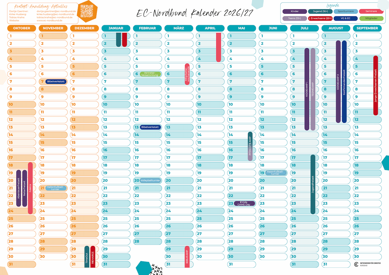 Kalender 2026/27