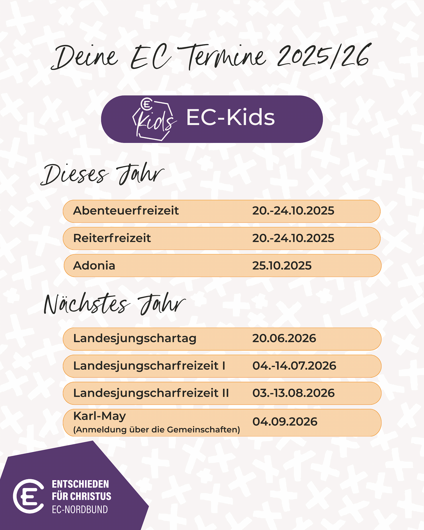 Freizeiten für Kinder