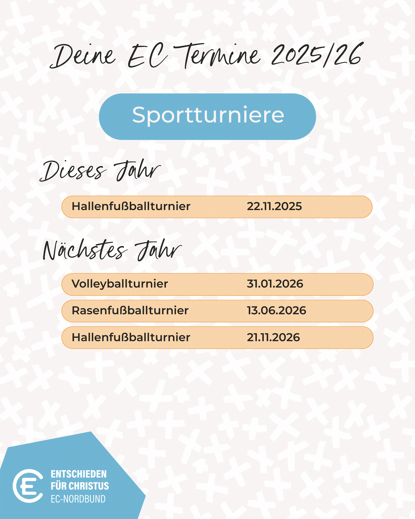 Termine Sportturniere